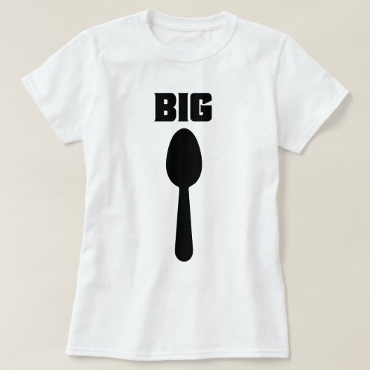 BIG SPOON LITTLE SPOON T-SHIRT (Design voorkant)
