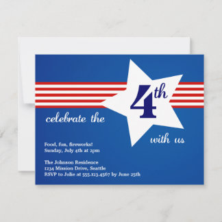 Big star july 4th stripes kaart