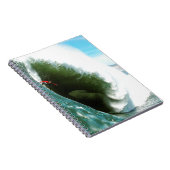 Big Steep Surfing Wave Notitieboek (Rechterzijde)