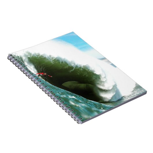 Big Steep Surfing Wave Notitieboek (Rechterzijde)