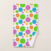 Big Stippen Polka Dots op Bathroom Towel set Bad Handdoek (Handdoek)