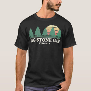 Big Stone Gap VA Vintage T-Shirt Retro jaren 70 D