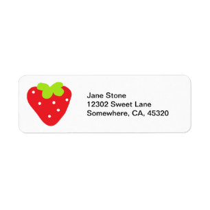 Big Strawberry Etiket