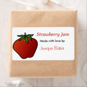 Big Strawberry Food Labels (Insitu)