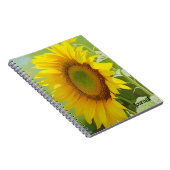 Big Sunflower Art Garden Journal Carnet (Côté Droit)