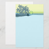 Big Sunset Hawaiian Briefpapier (Voorkant / Achterkant)