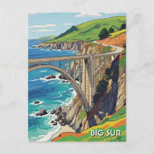 Big Sur California Bixby Bridge Reis Briefkaart