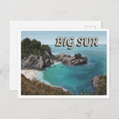 Big Sur California Briefkaart (Voorkant / Achterkant)