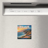 Big Sur California Central Coast Travel zonsonderg Magneet (Insitu (Vaatwasser))