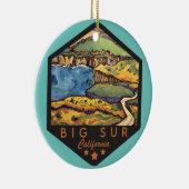 Big Sur California Keramisch Ornament (Rechts)