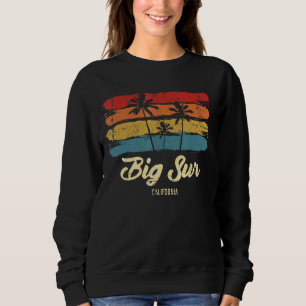 Big Sur California Palmbomen Ca Retro Trui