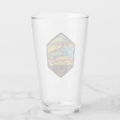 Big Sur California Pint Glass Glas (Achterkant)