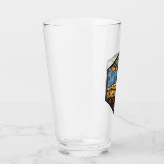 Big Sur California Pint Glass Glas (Rechts)