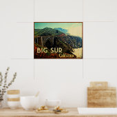 Big Sur California  Poster (Keuken)