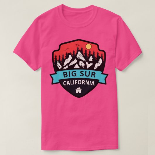 Big Sur California T-shirt (Design voorkant)