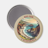 Big Sur California Verenigde Staten Magneet (Voorkant / Achterkant)