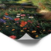 Big Sur California Waterverf Poster (Hoek)