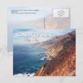 Big Sur, Californië Briefkaart (Voorkant / Achterkant)