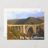 Big Sur, Californië Briefkaart (Voorkant / Achterkant)