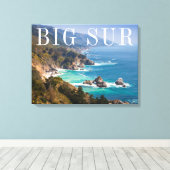 Big Sur Californië kust Canvas Afdruk (Insitu (Houten vloer))