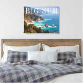 Big Sur Californië kust Canvas Afdruk (Insitu (Slaapkamer))