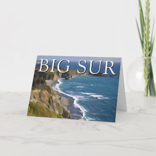 Big Sur-kustlijn Californië Dank u Bedankkaart