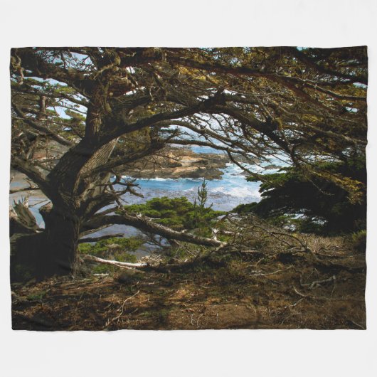 BIG SUR Large Fleece Blanket (Voorkant (Horizontaal))