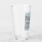Big Sur Latitude en Lengtegraad Glas (Rechts)