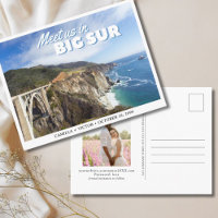 Big Sur Mariage Bixby Enregistrer la carte postale