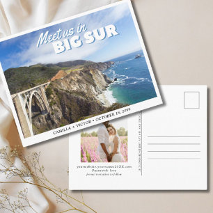 Big Sur Mariage Bixby Enregistrer la carte postale