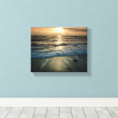 Big Sur Sunset Canvas Afdruk (Insitu (Houten vloer))