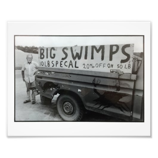 Big Swimps print... Foto Afdruk (Voorkant)