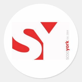Big SY Ronde Sticker