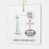 Big T-shirt Golf Course La Mirada Keramisch Ornament (Links)