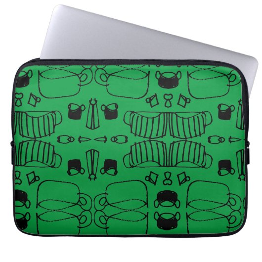 Big Tea serie Laptop Sleeve (Voorkant)