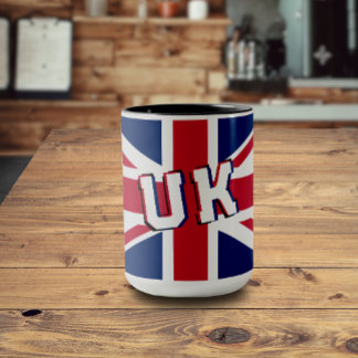 Big Text van Union Jack Mok