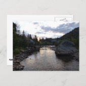Big Thompson River op Sunrise Briefkaart (Voorkant / Achterkant)