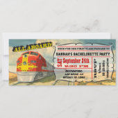 BIG  Ticket Bachelorette Kaart (Voorkant)