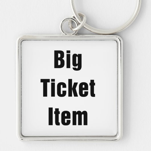 Big Ticket-object Sleutelhanger (Voorkant)