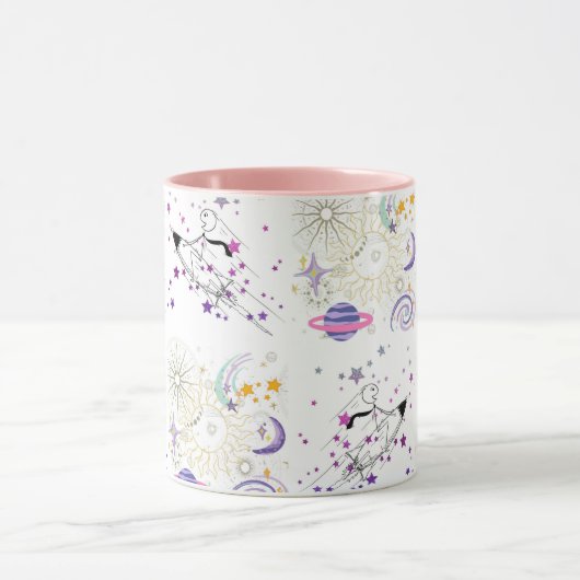 Big Time and Space Mandala Patchwork Coffe Mok (Midden)