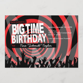 Big Time Birthday Lights Kaart