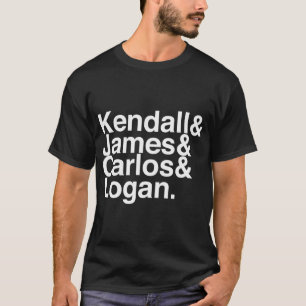 Big Time Rush Helvetica Lijst T-shirt