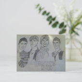 Big time Rush-postkaart Briefkaart (Staand voorkant)
