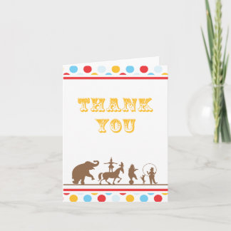 Big Top Circus Bedankkaart