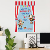 Big Top Circus Poster (Thuiskantoor)