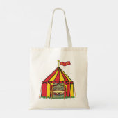 Big Top Circus Tent Tote Bag (Achterkant)