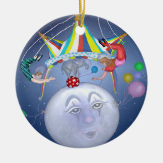 Big Top op een kleine blauwe maan Keramisch Ornament