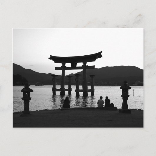 Big Torii op Sunset Briefkaart (Voorkant)