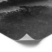 Big Tree in Pine Forest in the Mist Poster (Hoek)