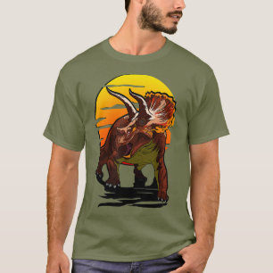 Big Triceratops Dinosaurs Herbivores voor ans T-shirt